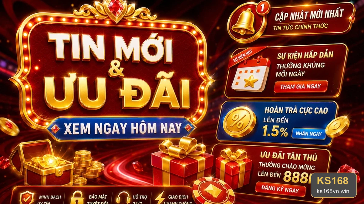 Khuyến Mãi KS168 Mới: Kiểm Tra Thời Hạn, Đối Tượng Áp Dụng Và Giới Hạn Nhận Thưởng Trước Khi Tham Gia – ks168vn.win