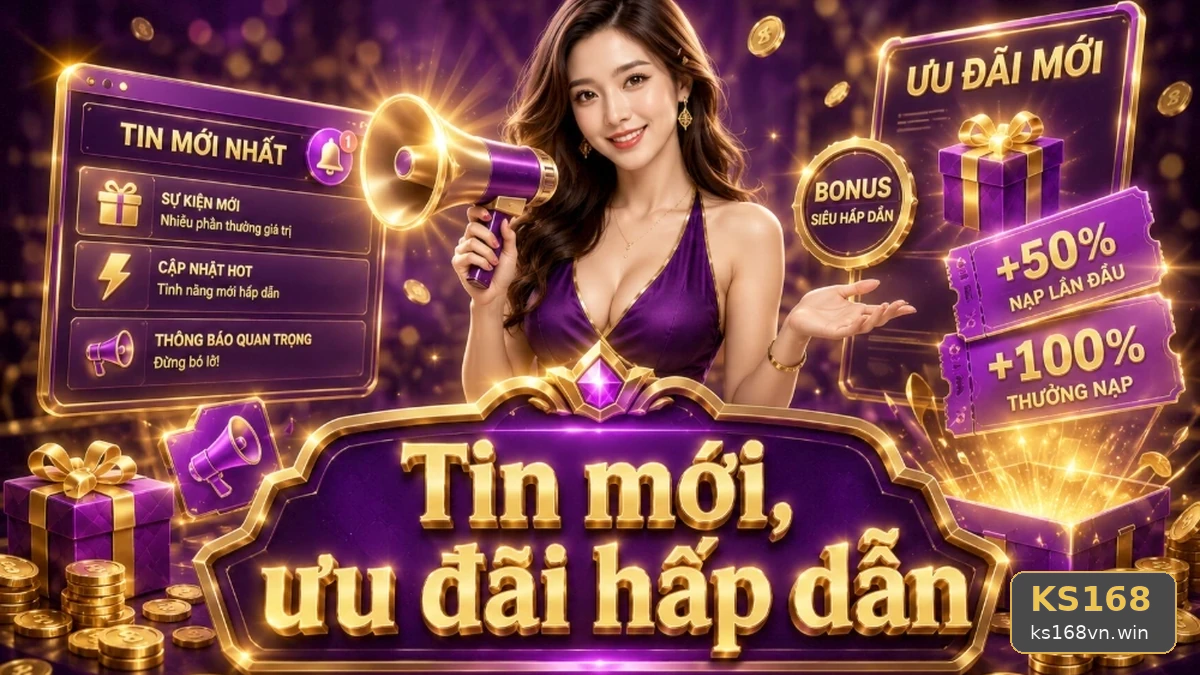 Khuyến Mãi KS168 Tại ks168vn.win: Đọc Chi Tiết Giao Diện Và Nhớ Đọc Kỹ Điều Kiện Doanh Thu Trước Khi Nhận Ưu Đãi